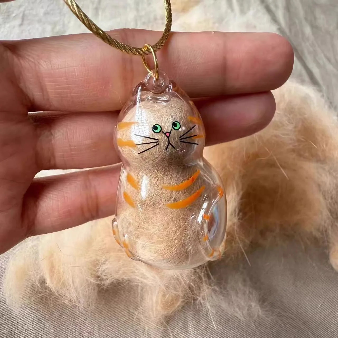 Cat Memorial Keychain
