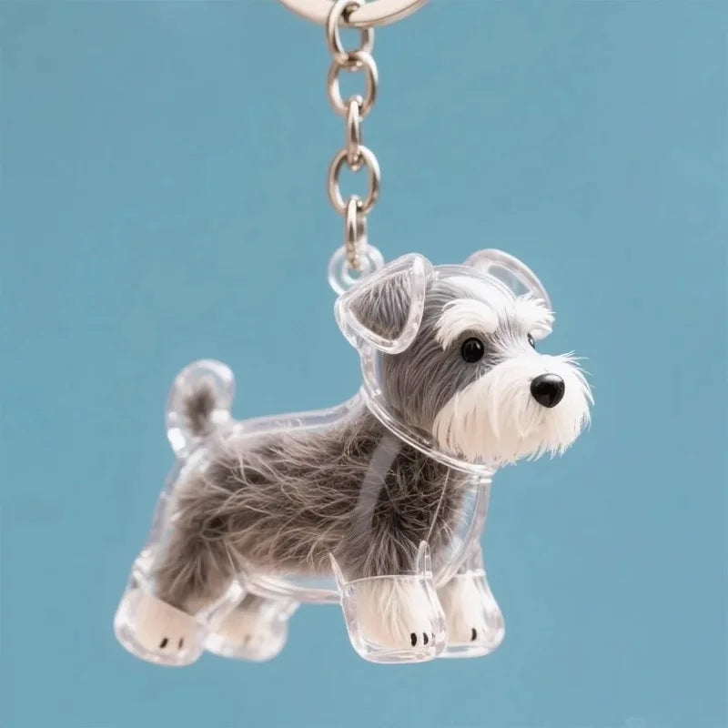 Dog Memorial Keychain