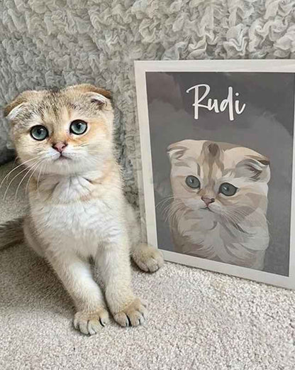 Modern - Custom Pet Portrait